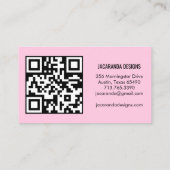 蝶ありがとうご注文QRコード 名刺 (裏面)