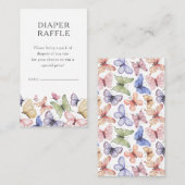 蝶おむつラッフルカード エンクロージャーカード (正面/裏面)