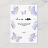 蝶おむつラッフルチケット エンクロージャーカード (正面)