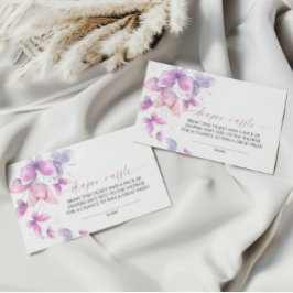 蝶おむつラッフル エンクロージャーカード