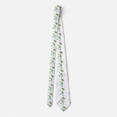 蝶おもしろいを追うカエル ネクタイ (裏面)