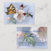 蝶およびハチドリ 名刺 (正面/裏面)