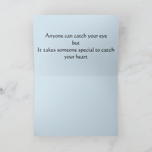 蝶およびハート カード (内部)