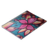 蝶およびヒマワリ ノートブック (左側)