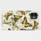 蝶および幼虫のカラフルな収集 Case-Mate iPhoneケース (裏面(横))