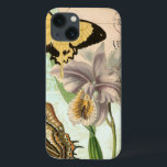 蝶および花が付いているヴィンテージの郵便はがき iPhone 13ケース<br><div class="desc">ラベンダーの花および多彩な蝶が付いているヴィンテージの郵便はがきのこのプリントは視野のスタジオによって作成されました。 素晴らしい部分あらゆる壁で驚かせます。 順序今日あなたの!</div>
