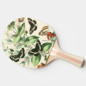 蝶および花の庭 卓球ラケット (横)