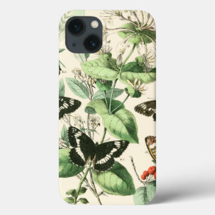 蝶および花の庭 iPhone 13ケース