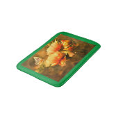 蝶および花 バスマット (アングル)