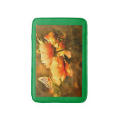 蝶および花 バスマット (正面縦)