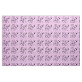 蝶および花 ファブリック (ファットクウォーター)