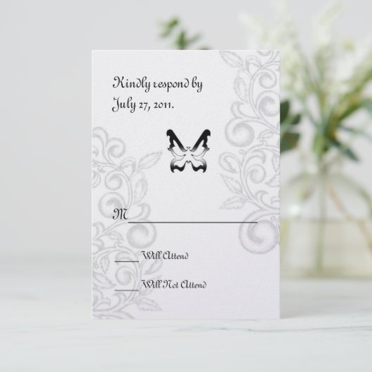 蝶および華麗さRSVP 出欠カード (スタンド正面)