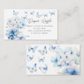 蝶お洒落おむつラッフル エンクロージャーカード (正面/裏面)