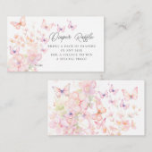 蝶お洒落おむつラッフル エンクロージャーカード (正面/裏面)