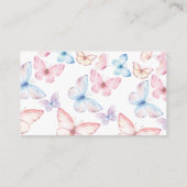 蝶お洒落おむつラッフル エンクロージャーカード (裏面)