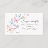 蝶お洒落おむつラッフル エンクロージャーカード (正面)