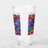 蝶お洒落の夢 タンブラーグラス (左)