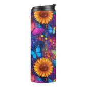 蝶お洒落の夢 タンブラー (回転左)