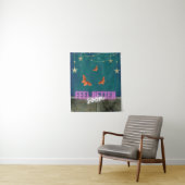 蝶お洒落の情景が早く良くなる タペストリー (インサイチュ)