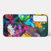 蝶お洒落の踊り SAMSUNG GALAXYケース (裏面横)