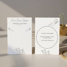 蝶お洒落フローラカスタムジュエリーカード