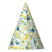 蝶お洒落フローラ第1誕生日 パーティーハット (裏面)