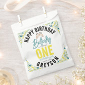 蝶お洒落フローラ第1誕生日 フェイバーバッグ (クリップ留めされた状態)