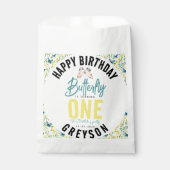 蝶お洒落フローラ第1誕生日 フェイバーバッグ (正面)