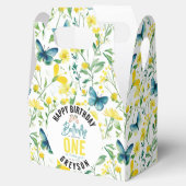 蝶お洒落フローラ第1誕生日 フェイバーボックス (オープン)