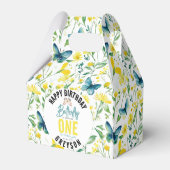 蝶お洒落フローラ第1誕生日 フェイバーボックス (正面サイド)