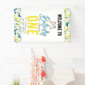 蝶お洒落フローラ第1誕生日 横断幕 (インサイチュ)