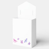 蝶お洒落ブライダルシャワー フェイバーボックス (オープン)