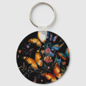 蝶お洒落園はがき キーホルダー (裏面)