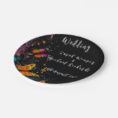 蝶お洒落園はがき ペーパープレート (アングル)