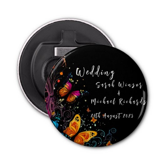 蝶お洒落園はがき 栓抜き (正面)