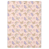 蝶お洒落女パーソナライズされた性 クリップボード (裏面)