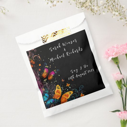 蝶お洒落庭園の結婚式 フェイバーバッグ (封をした状態)