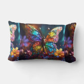 蝶お洒落枕 ランバークッション (裏面)