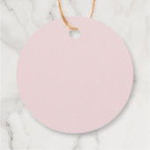 蝶お洒落赤ちゃんシャワー フェイバータグ (裏面)