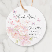 蝶お洒落赤ちゃんシャワー フェイバータグ (正面)