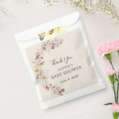 蝶お洒落赤ちゃんシャワー フェイバーバッグ (封をした状態)