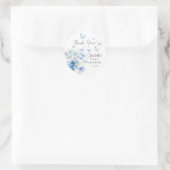 蝶お洒落赤ちゃんシャワー ラウンドシール (バッグ)