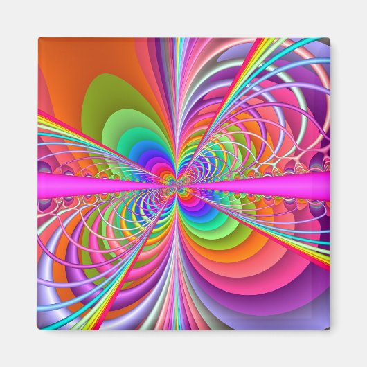 蝶お洒落 マグネット (正面)