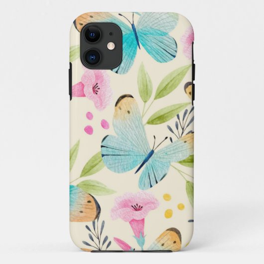 蝶お洒落 Case-Mate iPhoneケース (裏面)
