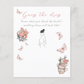 蝶お茶フローラシャワードロー推測ゲームカード (正面)