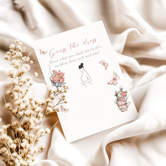 蝶お茶フローラシャワードロー推測ゲームカード