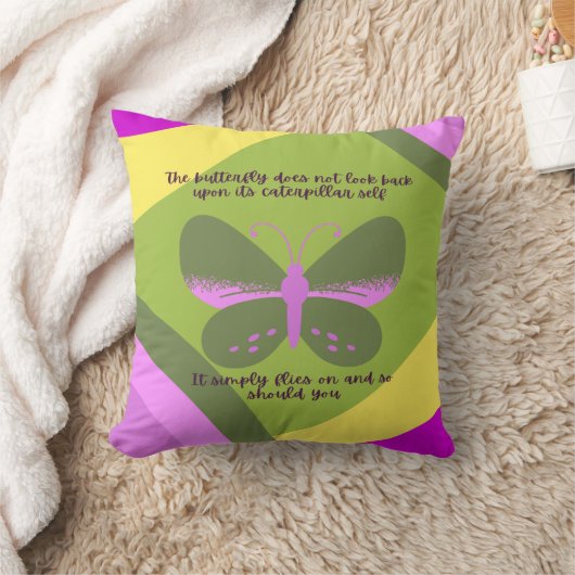 蝶からの教訓 クッション (ブランケット)