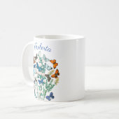 蝶からの自然 コーヒーマグカップ (正面左)