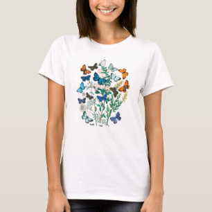 蝶からの自然 Tシャツ