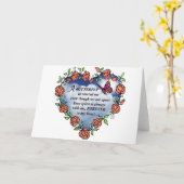 蝶から天国 カード (黄色い花)